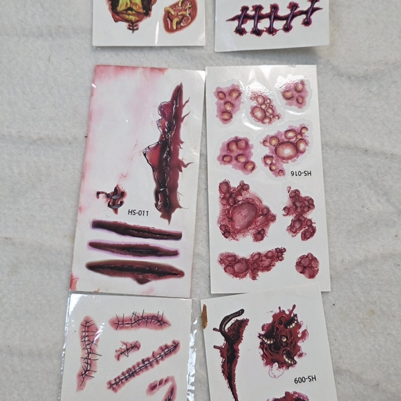Colorful Temporary Tattoo Set - Picture 3 of 5